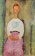 Amedeo Modigliani, Jeune fille au corsage a pois